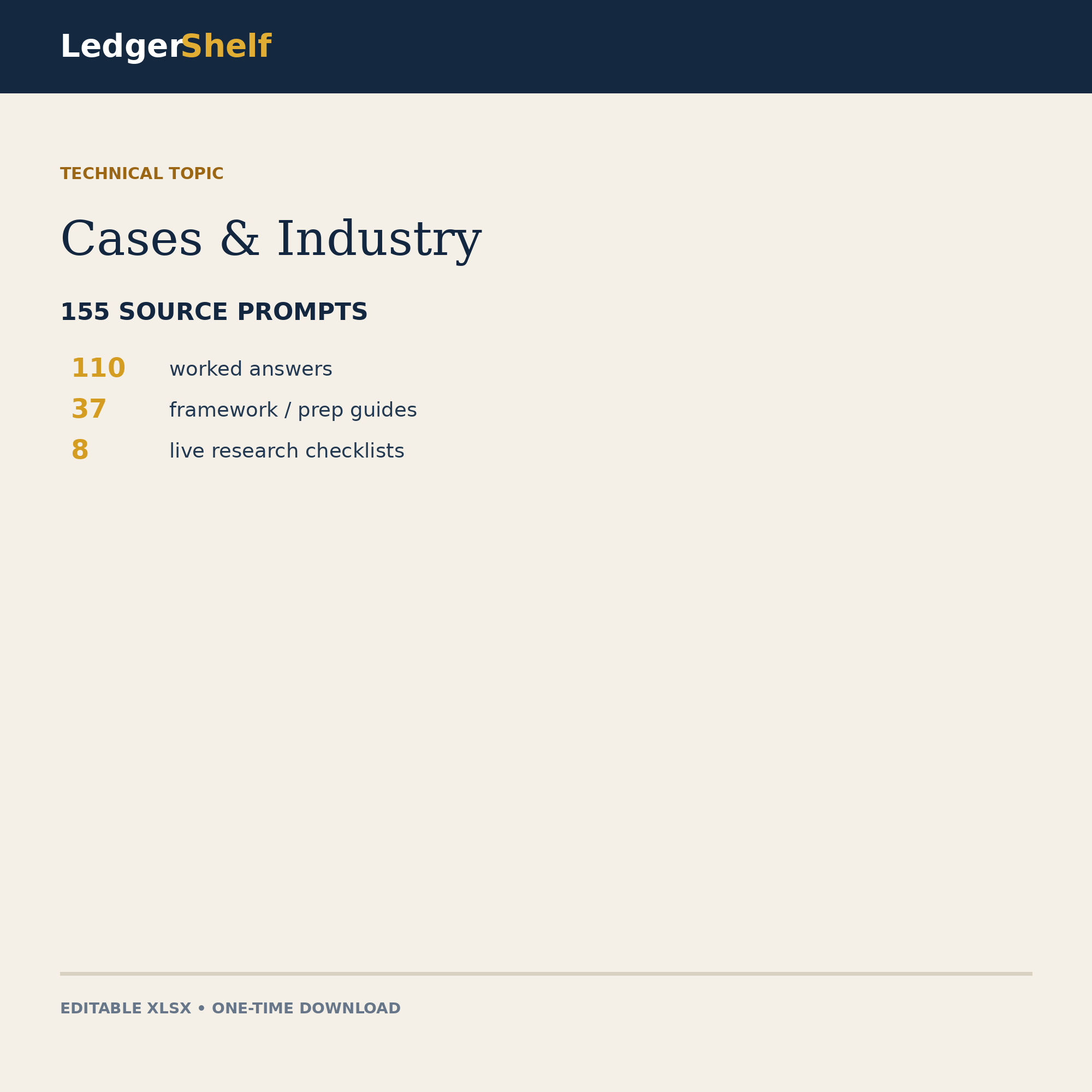 Cases And Industry Interview Questions Worked Answers cover