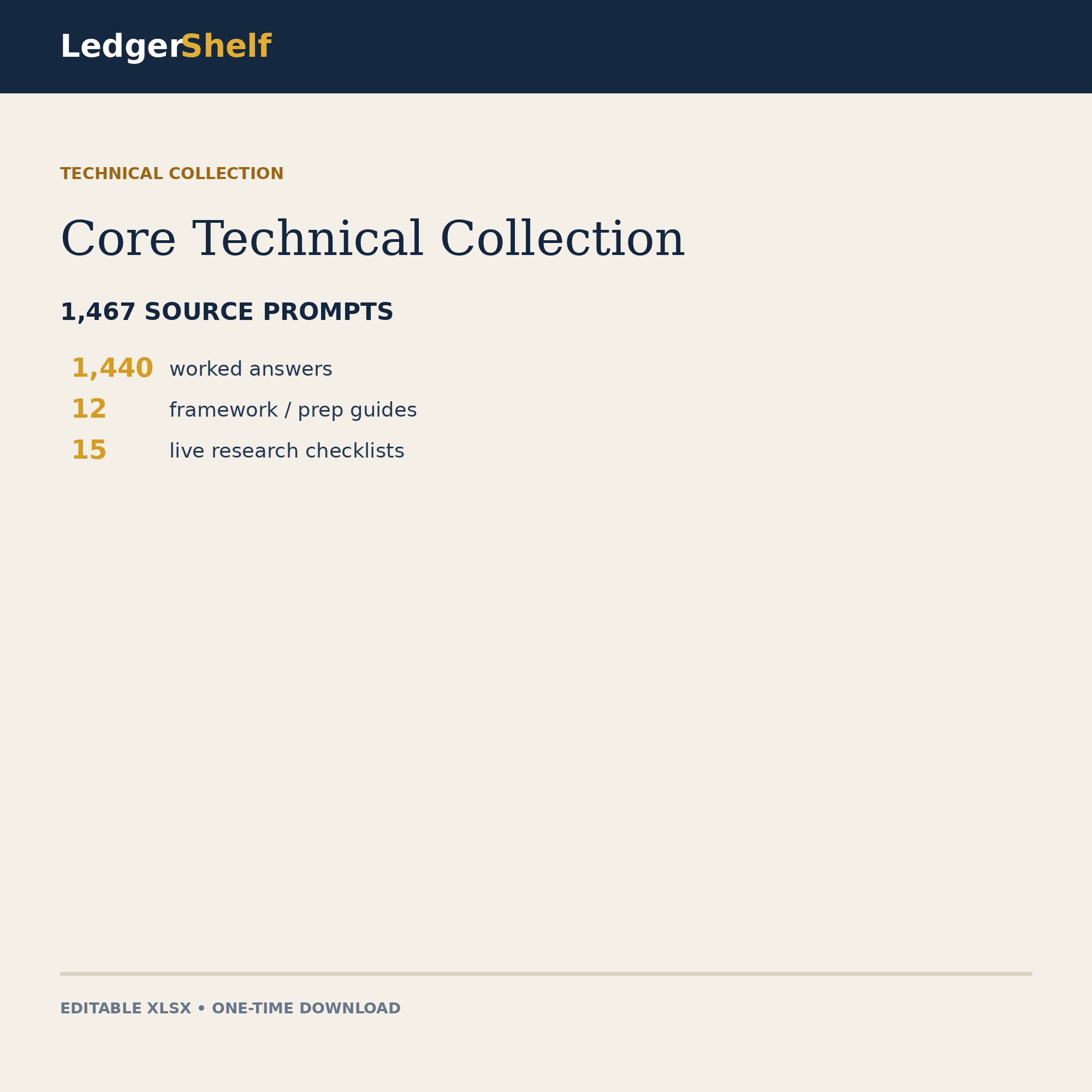Core Technical Collection cover